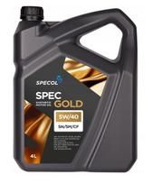 Variklio alyva SPECOL 5W40 GOLD sintetinė, 4 l
