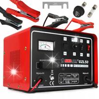 Automobilinis akumuliatoriaus įkroviklis GZL-50, 12V/24V, 50A, greitas įkrovimas