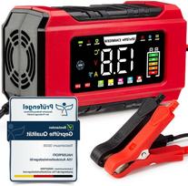 Automobilinis įkroviklis 15A 12V/24V su LCD ekranu, remonto ir palaikymo režimas