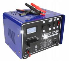 Automobilinis akumuliatoriaus įkroviklis GZL-50, 12V/24V, 50A, greitas įkrovimas
