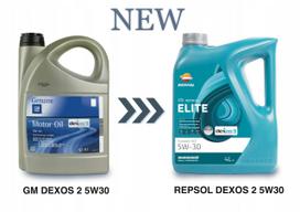 Variklio alyva REPSOL Elite Evolution DX2 5W30 Dexos 2, 4 l