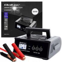 Automatinis akumuliatoriaus įkroviklis Qoltec, 12V/24V, 25A, su mikroprocesoriumi