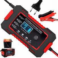 Automobilio akumuliatoriaus įkroviklis 12V 6A su LCD ekranu ir temperatūros kompensacija