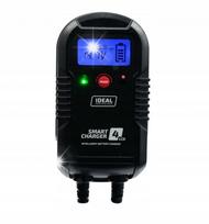 Akumuliatorių įkroviklis su LCD ekranu, 6/12V, 4A, AGM/GEL/EFB/WET/MF