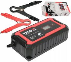 Akumuliatorių įkroviklis su LCD, 6V/12V, 2–10A, tinka WET, GEL, AGM, EFB baterijoms