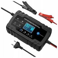 Akumuliatoriaus įkroviklis 12V/24V, 4A/8A, su spaustukais