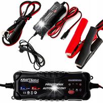 Automatinis akumuliatoriaus įkroviklis 6/12V, LCD, 120Ah, 4A