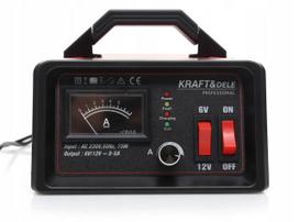 Automobilinis akumuliatoriaus įkroviklis, 6–12V, 75Ah, 5A, su mikroprocesoriumi