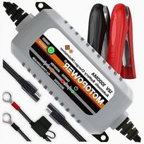 Automatinis 12V 1000mA akumuliatoriaus įkroviklis automobiliui ir motociklui