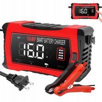 Akumuliatoriaus įkroviklis 12/24V 16A su LCD ekranu ir remonto funkcija