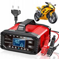 Automobilinis įkroviklis 12V/24V, 15A/5A, su LCD ekranu, AGM/GEL/EFB akumuliatoriams