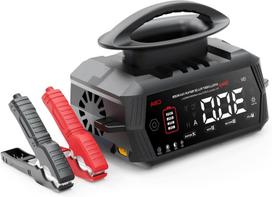 Akumuliatoriaus įkroviklis C30A, 6V/12V/24V, 30A, LiFePO4 ir švino rūgšties baterijoms