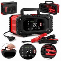 Automobilio akumuliatoriaus įkroviklis 12V/24V 20A su AGM regeneracija