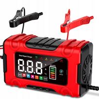 Automatinis akumuliatoriaus įkroviklis su LCD, 12V/24V, 10A