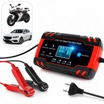 Akumuliatorių įkroviklis su remonto funkcija, 12–24 V, 8 A, LCD, Strong