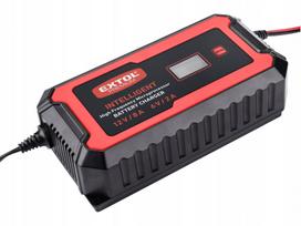 Automobilinė baterijų įkroviklis EXTOL PREMIUM, su mikroprocesoriumi, 12V