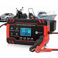 Akumuliatoriaus įkroviklis 12V 8A / 24V 4A su remonto funkcija, automatinis