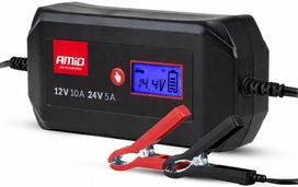 Akumuliatorių įkroviklis su mikroprocesoriumi, 10A, 12V/24V
