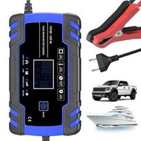 Automatinis akumuliatoriaus įkroviklis 12V/24V, 8A, su LCD ekranu