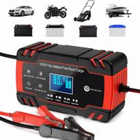 Automatinis akumuliatoriaus įkroviklis su LCD, 12V/24V