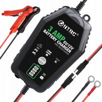 Automatinis akumuliatoriaus įkroviklis su LCD ekranu, 6V/12V, 3A