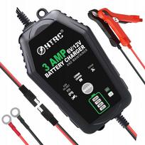 Automatinis akumuliatoriaus įkroviklis su LCD ekranu, 6V/12V, 3A