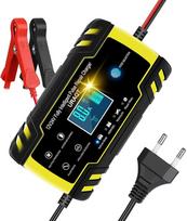 Akumuliatoriaus įkroviklis URAQT, 8 A, 12 V/24 V, su LCD ekranu