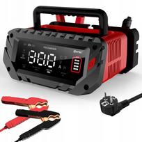 Akumuliatorių įkroviklis ir lygintuvas 12V/24V 30A su LCD, tinka EFB, GEL, AGM