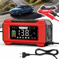 Automatinis akumuliatoriaus įkroviklis su LCD, 12V 15A, su atkūrimo funkcija