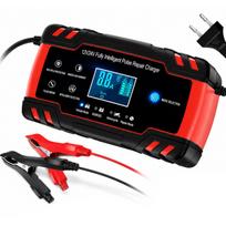 Automobilinis akumuliatoriaus įkroviklis 12V/24V, LCD, 8A