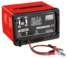 Akumuliatoriaus įkroviklis HELVI PROGRESS 17, 12V/24V, 12,5A, 1–128Ah, Pb, Ca/Ca, EFB, FV, itališkas
