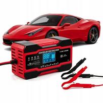 Automatinis 12V 10A akumuliatoriaus įkroviklis su LCD ekranu ir atkūrimo funkcija