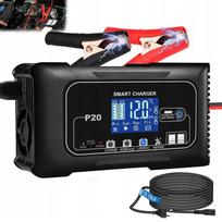 Akumuliatorių įkroviklis P20, 12V 20A / 24V 10A, automatinis