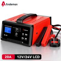 Automobilinis akumuliatoriaus įkroviklis Andeman 20A 12V/24V, išmanus