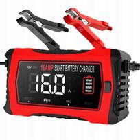Automatinis išmanusis akumuliatorių įkroviklis LCD, 6–24 V, 10 A
