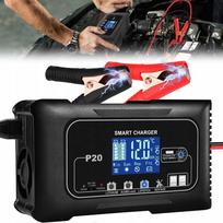 Akumuliatorių įkroviklis P20, 12V 20A / 24V 10A, automatinis