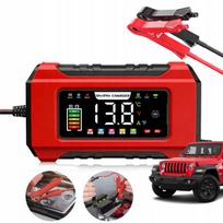 Automatinis akumuliatoriaus įkroviklis su LCD, 12V 15A, su atkūrimo funkcija