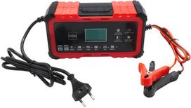 Automobilio akumuliatoriaus įkroviklis RED, 15A, 12V/24V, 3 pakopų