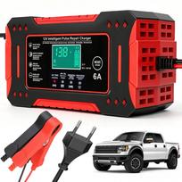 Automatinis automobilių akumuliatorių įkroviklis su taisymo funkcija, 12V 6A