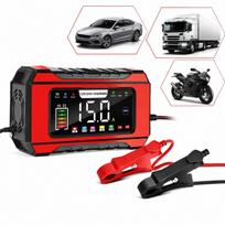 Automobilinis akumuliatoriaus įkroviklis su taisymo funkcija 12V/24V