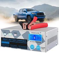 Automobilio akumuliatoriaus įkroviklis 12V/24V, 6–400Ah, 260W, metalinis