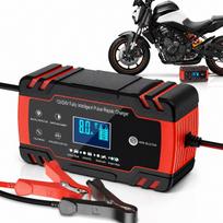 Automatinis akumuliatoriaus įkroviklis 12V 8A / 24V 4A, AGM, pulsinis remontas