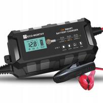 Akumuliatoriaus įkroviklis 12V 10A ECO-WORTHY, LiFePO4, AGM
