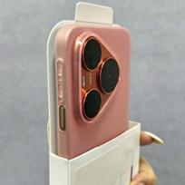 Original Soft Clear Armor Ultra Thin Case For Huawei Pura 90 Pro Max Pura 80 70 P60 P70 P80 Pro Ultra Transparent Matte Cover Huawei Pura 70 Ultra rožinė