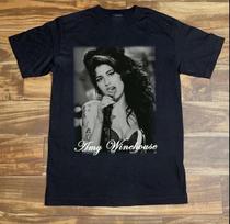 Amy Winehouse Tour Concert Music Tee Unisex Full Size S gray