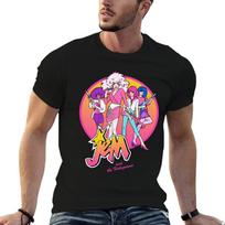 Jem and the Holograms T-Shirt Moisture Control Sports Tee M black