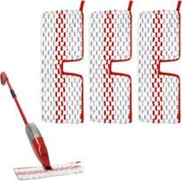 Microfiber Mop Pads Compatible with Vileda/O-Cedar Promist MAX Spray Mop, Floor Mop Replacement Cover Microfibre Set gray