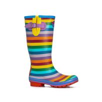 Rouchette Rainbow Wellness Tall Boots 39 (250) blue