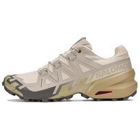 SALOMON Speedcross 6 Trail Running Shoes Men's Low Top Silver Gray Clo 44 beige