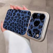 Luxury Imitate Upgrade 17 Leopard Print Phone Case For iPhone 13 14 15 16 17 Pro Max 17Pro Plating Bumper Shockproof Cases Cover iPhone17